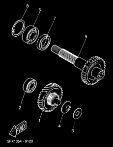 CW50RS Трансмиссия