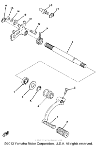 XT500D Переключение скоростей