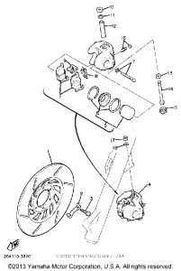XV920MK Передний суппорт