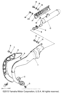 PW80D Выхлопная система