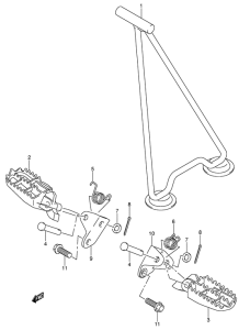 RM-Z450 Подножки