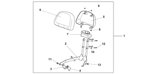NSA700 Backrest  *nhb01*