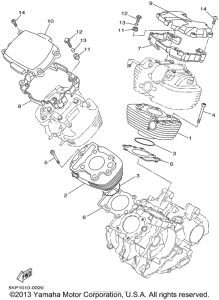 XVS650 Цилиндры