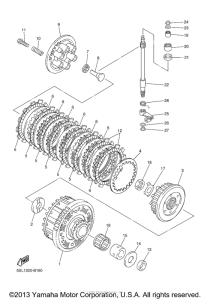 YZF-R6S Сцепление