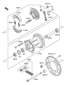 RM60 Задняя втулка