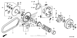 PCX150 Вариатор