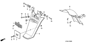 PK50 Заднее крыло