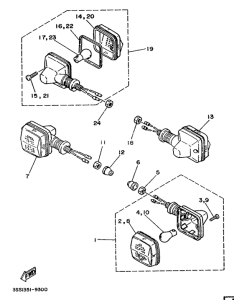 DT125MX Поворотники