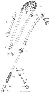 TL250 Cam chain + tensioner
