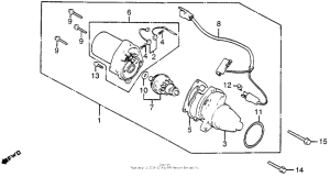 NH125 Стартер