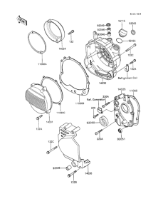 ZX600 Крышки двигателя