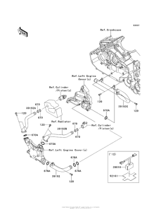 VN1700 Патрубки охлаждения