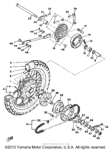 DT100C Переднее колесо