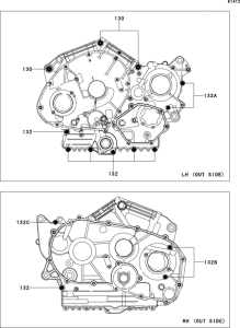 VN900 Болты крепления картера