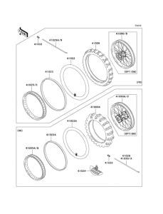 KX100 Колеса,покрышки