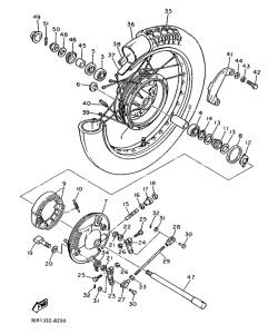 SR500 Переднее колесо