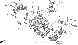 VT1100C2 Vt1100c2front cylinder head