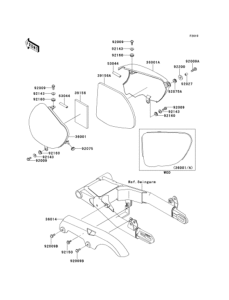 EJ650 Боковые обтекатели