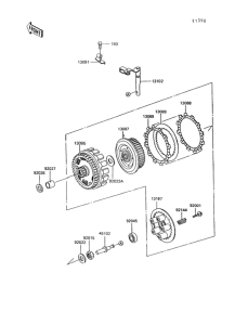 KL600 Сцепление
