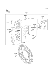  Передний тормоз