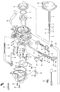 DR-Z400 Carburetor assy