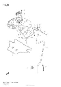 GSX-R1000Z Fuel Tank (Gsx-R1000L3 E33)