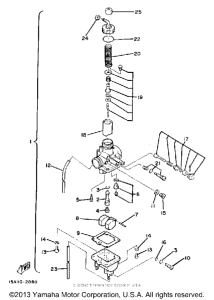 XT200J Карбюратор