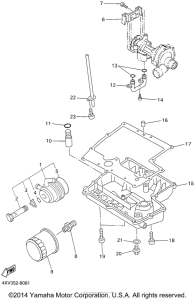 YZF-R1 Масляный фильтр