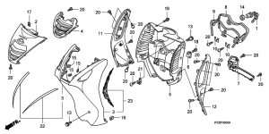 PES150 Front cover shutter