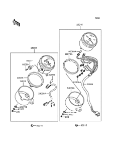 EL250 Спидометр