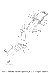 TTR125LT Крыло