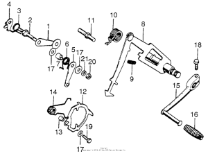 CB750 Gearshift + drum stopper