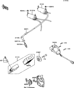 Z550 Система зажигания