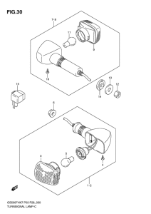 GS500 Поворотники