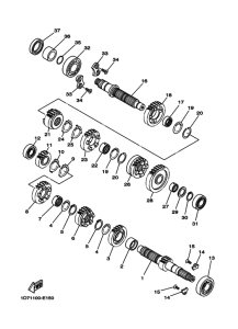 XV1900CU Трансмиссия