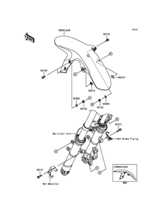 BX250 Крыло переднее