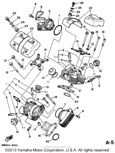 XV250 Головка цилиндров