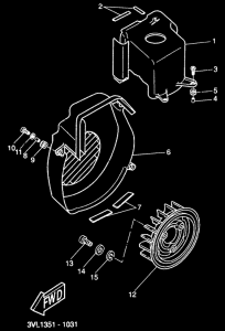 CW50RS Air shroud. fan