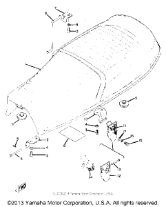 RD250A Сиденье