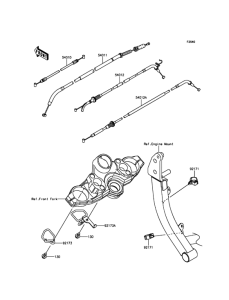 KLZ1000 Тросы управления