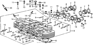 CB550 Головка цилиндров