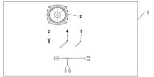 GL1800 (ABS) Rear speaker set