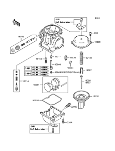 ZR1100 Карбюратор в разборе