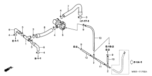 CB600F Воздушный регулирующий клапан