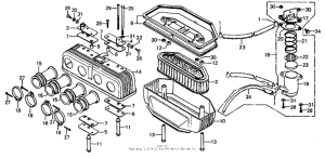 CB750 Воздушный фильтр