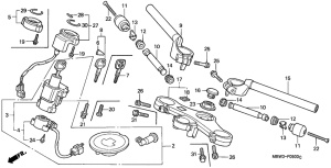  Handle pipe / top bridge