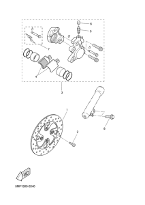 XN150 Передний тормоз