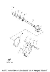 TZ125M Водяной насос