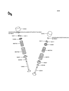 ZX1200 Клапана
