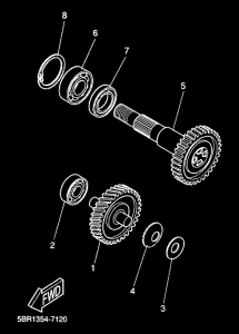 YQ50 Трансмиссия